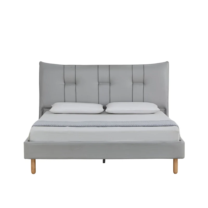 Cama Queen Kenzo Plomo