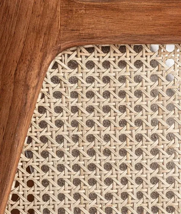 GITSBERG armchair made of wood and rattan