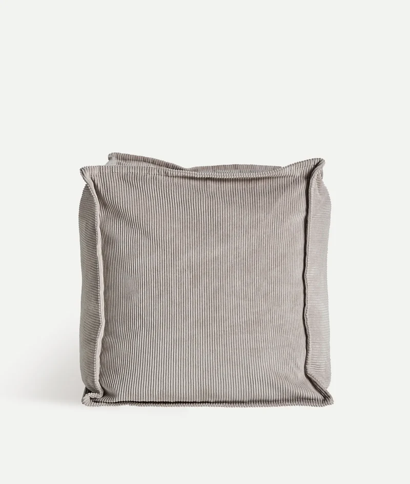 SEIA white corduroy footrest