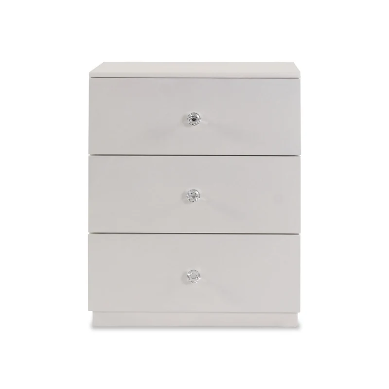 Mesa de Noche Tiana Blanco Perla