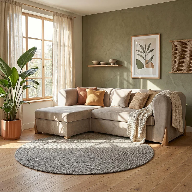 Sala Cama Bell Impetu Beige, Natural Orientación Izquierda