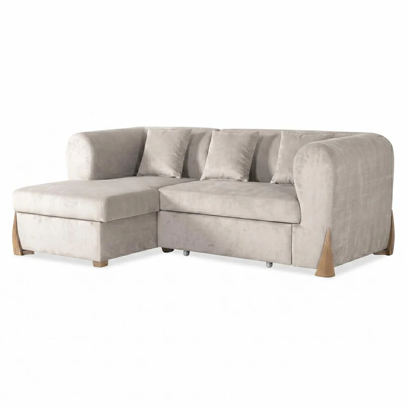 Sala Cama Bell Impetu Beige, Natural Orientación Izquierda