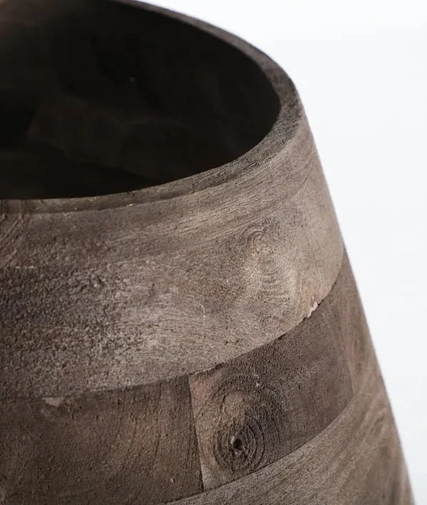 DARK WOOD GRAIN TABLE LAMP VOLSTED natural elegance with a sophisticated soul