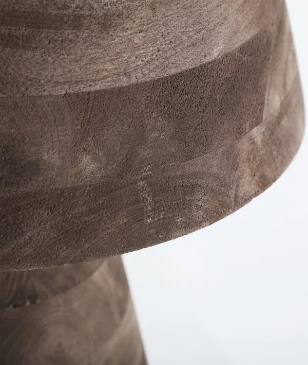 DARK WOOD GRAIN TABLE LAMP VOLSTED natural elegance with a sophisticated soul