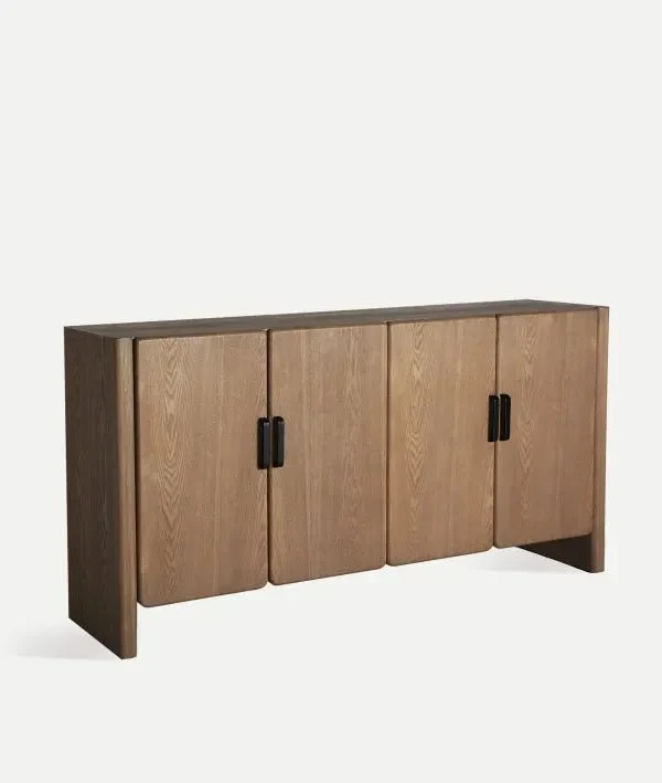 Rustic style natural wood sideboard BUSK