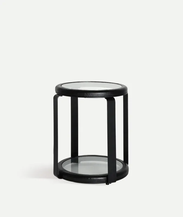 KILDE AUXILIARY TABLE industrial elegance with contemporary design in black