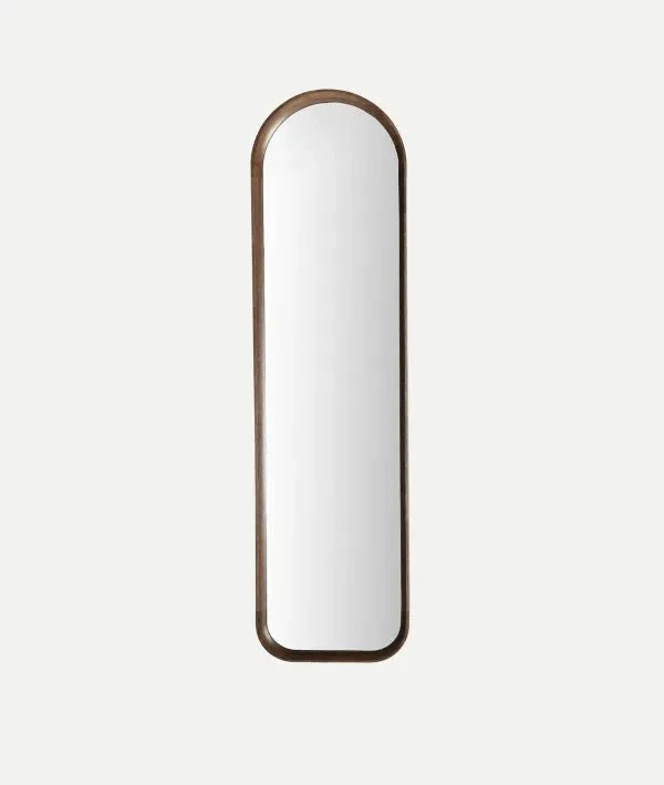 Lubeca rubber wood mirror