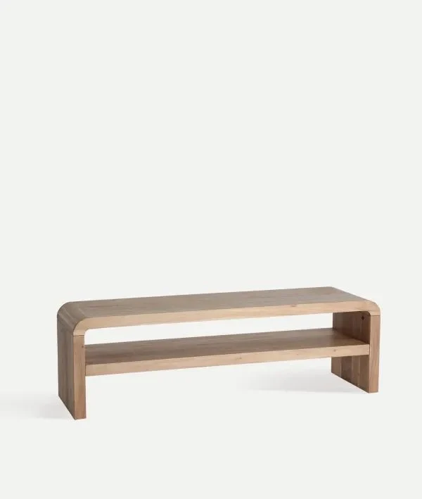 Breil TV stand in natural acacia wood