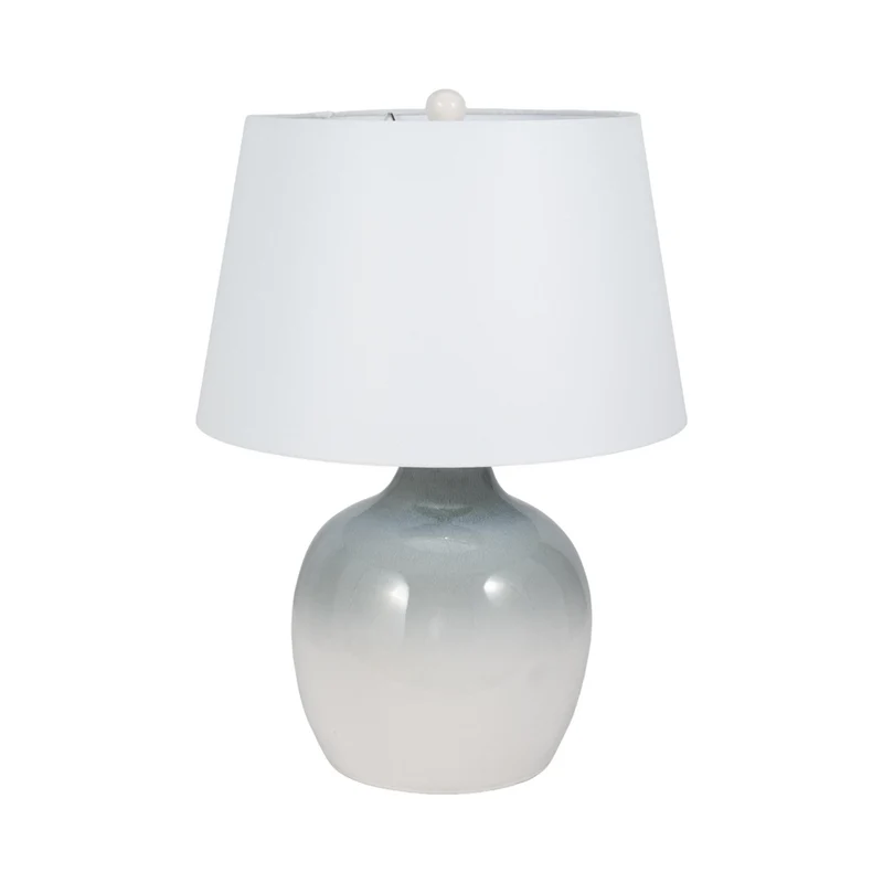 Lampara De Mesa 68X48X48 Perla Azul