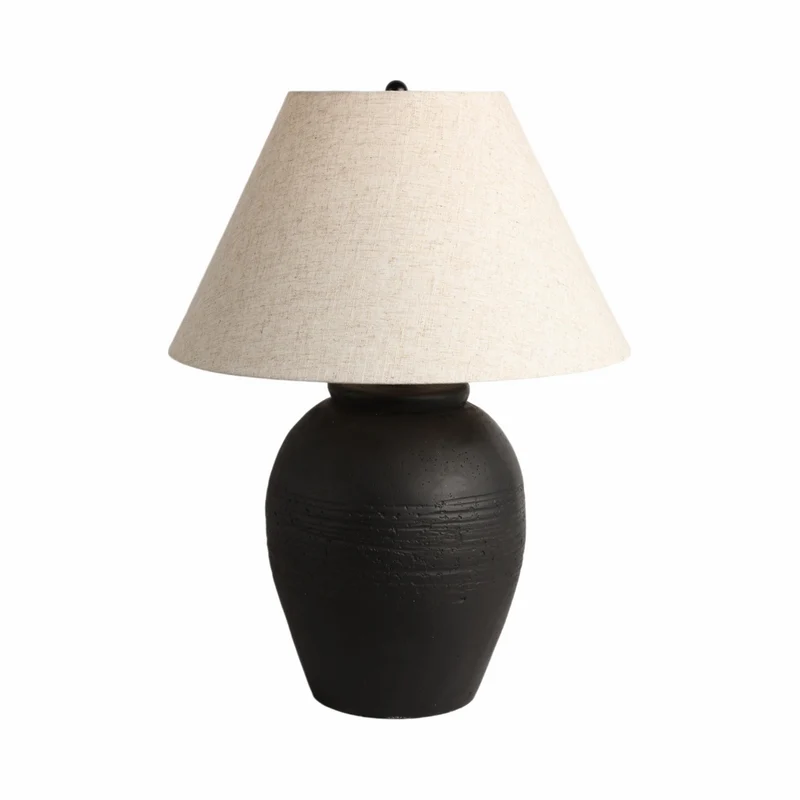 Lampara De Mesa 68X48X38 Anka Negro