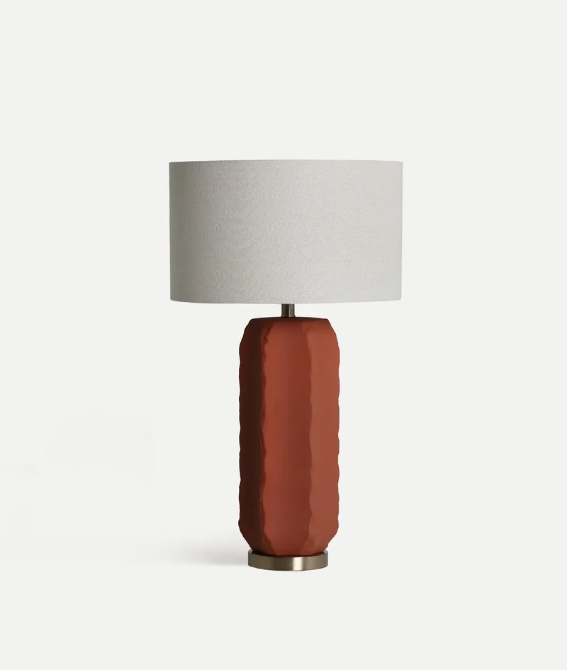 Argila table lamp made of handmade ceramic