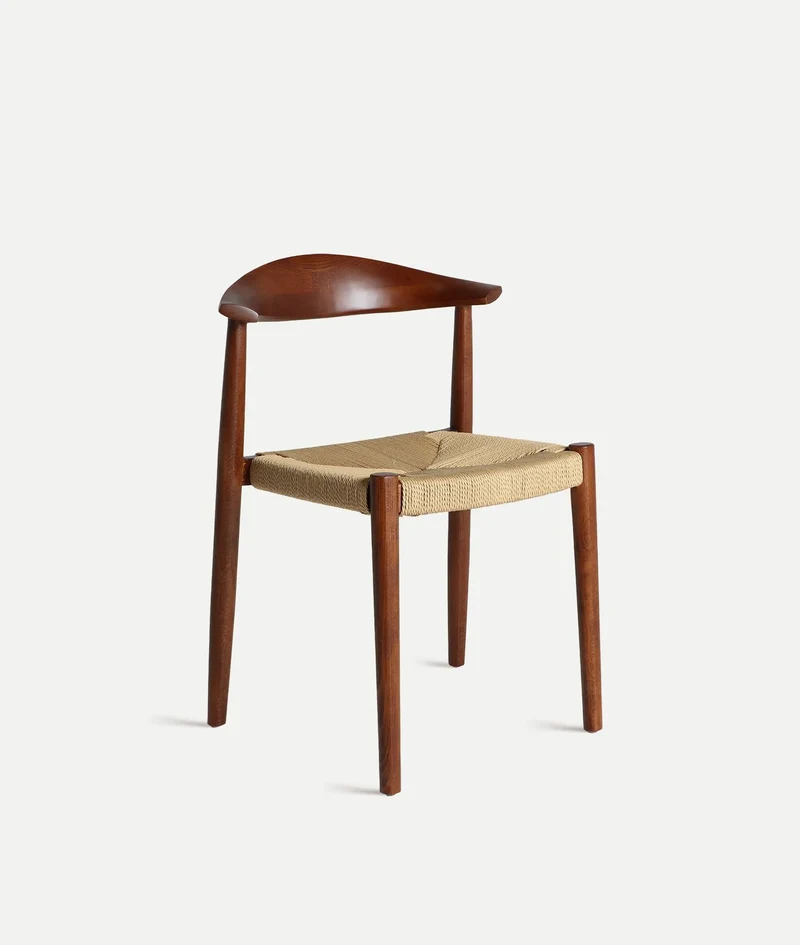 Zelhem wood and rope chair