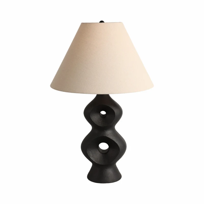 Lampara De Mesa 66X45X45 Anka Negro