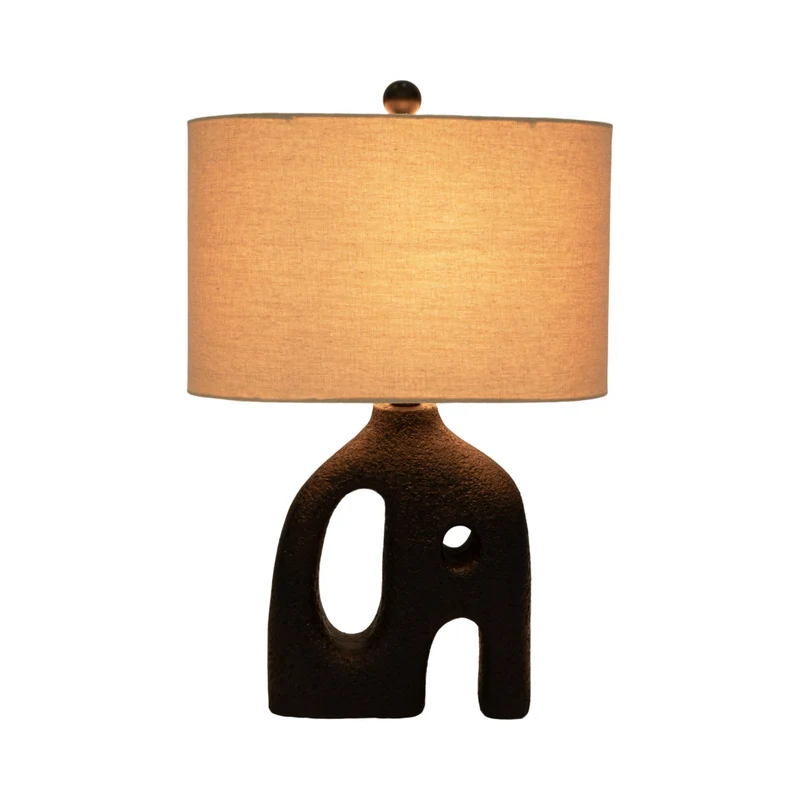 Lampara De Mesa 53X20X35 Zen Negro