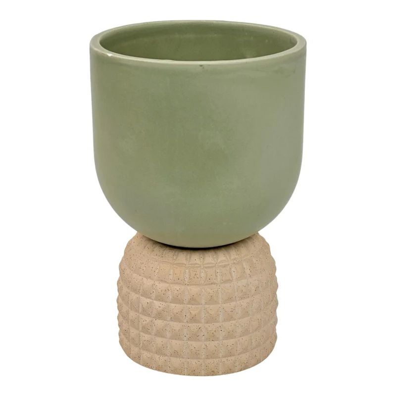 Maceta 13.5X13.5X20.7 Verde Base F243