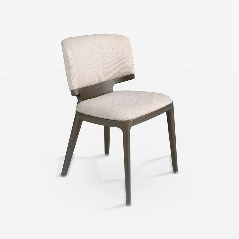 Light grey fabric chair