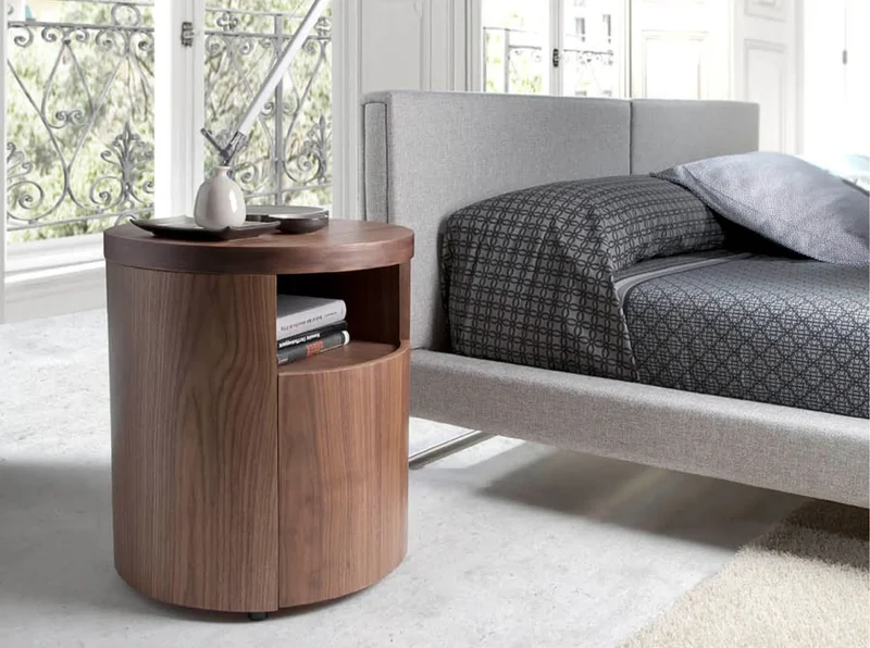 Walnut nightstand