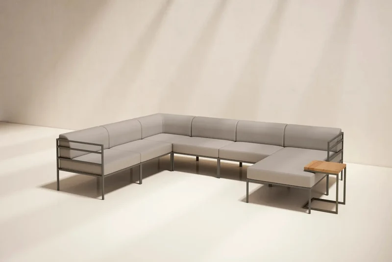 Marmara modular metal outdoor sofa