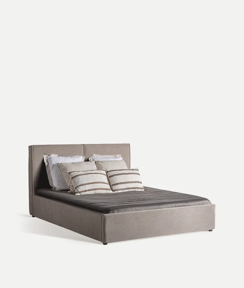 Bed + box spring grey lines