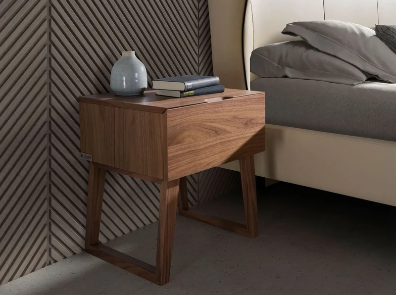 Walnut nightstand