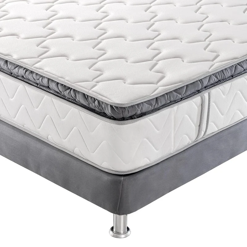 Combo Colchón Semi Doble Valencia Pillow Top (Garantia 7 años) + Somier