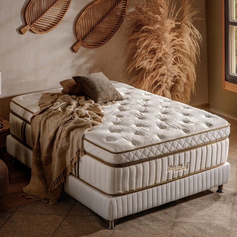 Colchón Doble Silenzio Deluxe Euro Top (Garantia 25 Años)