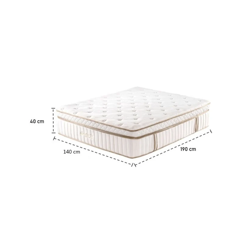 Colchón Doble Silenzio Deluxe Euro Top (Garantia 25 Años)