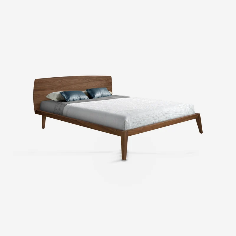 Walnut bed