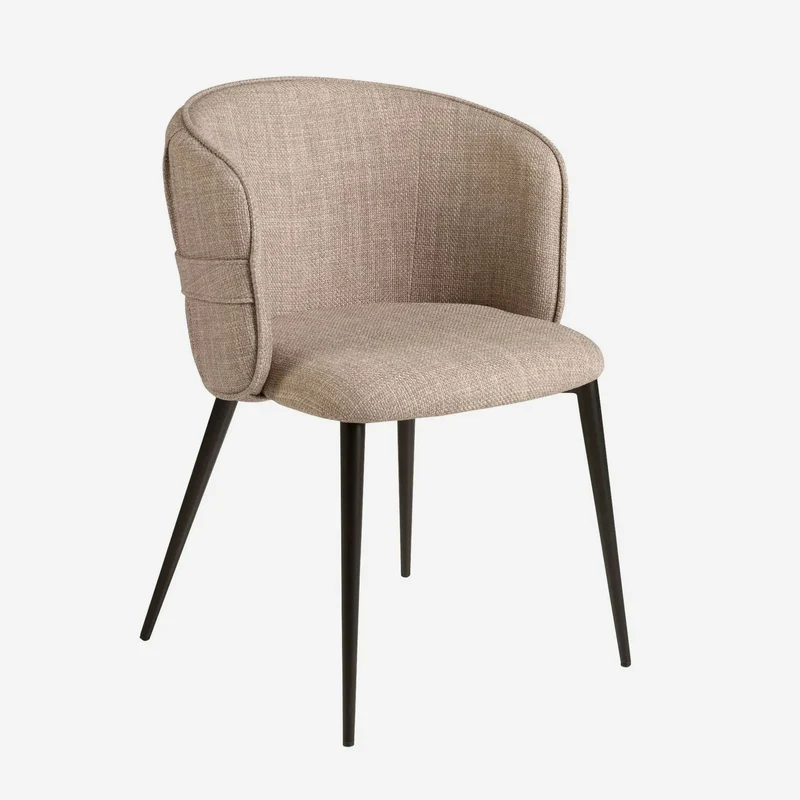 Brown fabric chair