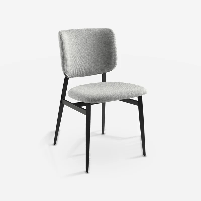 Light grey fabric chair