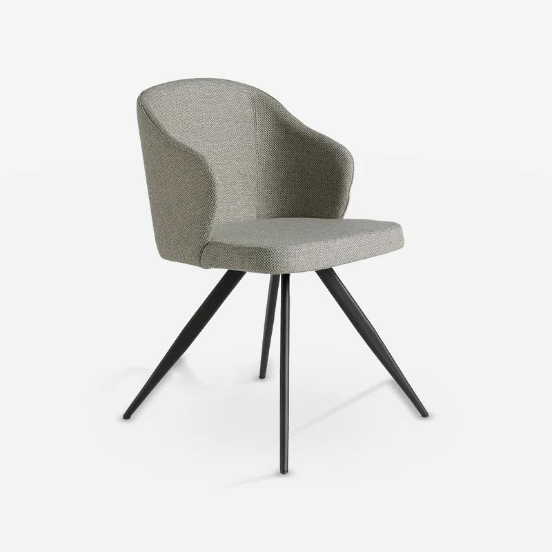 Grey fabric chair