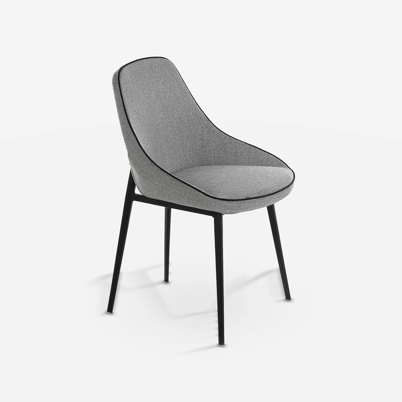 Grey fabric chair