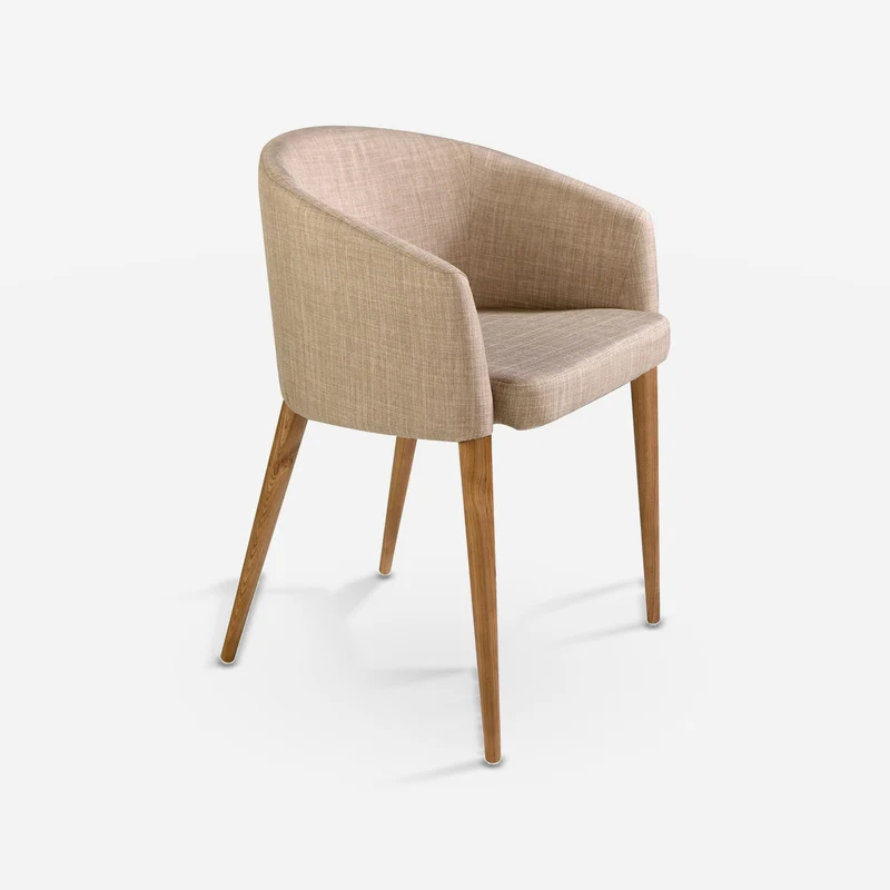 Beige fabric chair