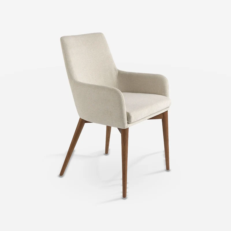 Beige fabric chair