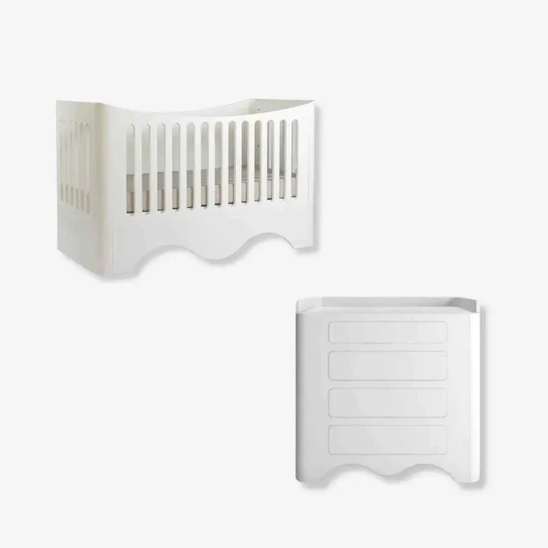 Wave Chest + Convertible Wave Cot Set